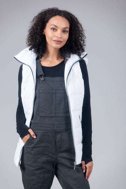 Jacklyn's Fashions Women's Metallic Puffer Vest