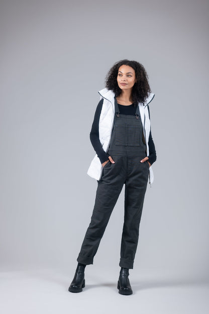 Jacklyn's Fashions Women's Metallic Puffer Vest